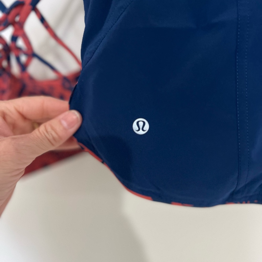 Lululemon Blue/Orange Pattern Set - image 5